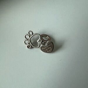 PANDORA Hearts & Paw Print Dangle Charm